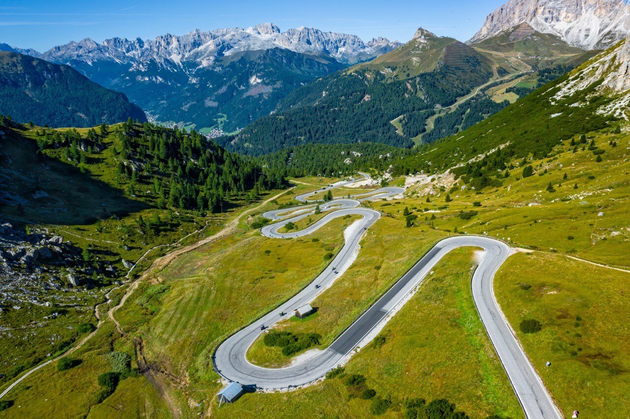 Pordoi Pass, Dolomites, Italy